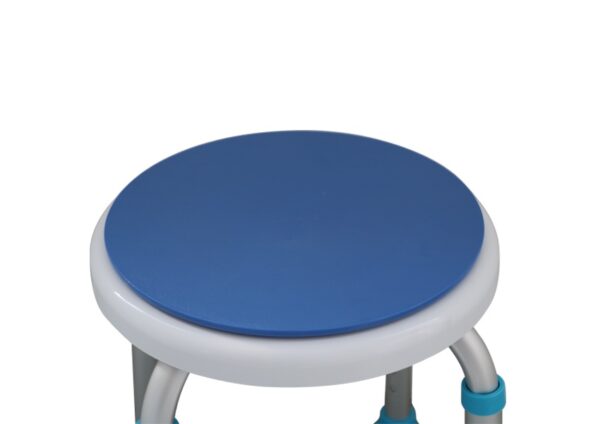 Taburete de ducha giratorio 360°de aluminio - Imagen 5